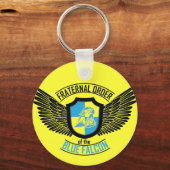 ブルー《鳥》ハヤブサの友愛の順序，ブルー《鳥》ハヤブサ キーホルダー (正面)