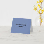 ブルー 65歳 メディケア 誕生日カード カード (黄色い花)