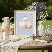 ブルー A シリー ゴース フロム アワ シャワー トゥ ユアーズ サイン 招待状