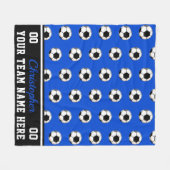 ブルー | BWサッカー名 | 数 | チーム フリースブランケット (正面(横))