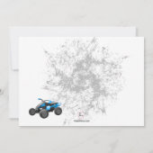 ブルーATV招待状 招待状 (裏面)