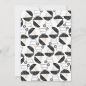 ブルーBBQベビーシャワー 招待状 (裏面)