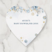 ブルーClosetlineコールドアウトサイド男の赤ちゃんシャワー フェイバータグ (裏面)