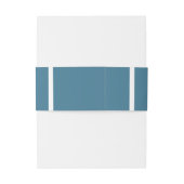 ブルーD20サイコロゲーマー結婚ズベリーバンド 招待状ベリーバンド (裏面例)