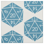ブルーD20サイコロファブリック ファブリック (見本)