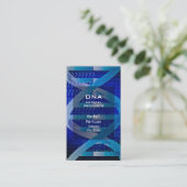 ブルーDNA医療科学モダン 名刺 (スタンド正面)