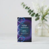 ブルーDNA指紋科学捜査 名刺 (スタンド正面)