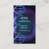 ブルーDNA指紋科学捜査 名刺 (正面)