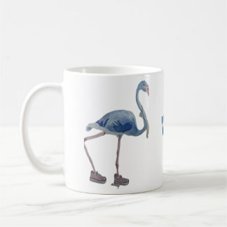 ブルーFLAmingo mug Vote Harris 2024 コーヒーマグカップ