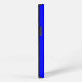 ブルーiPhone Xケース iPhoneケース (右側面)