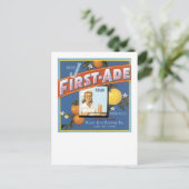 ブルーJファーストエイドブランドオレンジ ポストカード (スタンド正面)