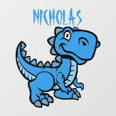 ブルーTレックス恐竜 ウィンドウサイン (シート)