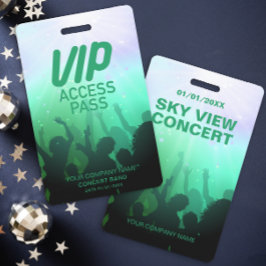 ブルーVIPオールアクセスコンサートバッジ バッジ