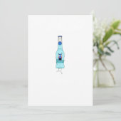 ブルーWKD、ドリンク、かわいい 招待状 (スタンド正面)