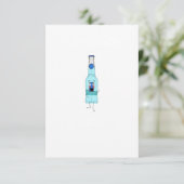 ブルーWKD、ドリンク、可愛い サンキューカード (スタンド正面)