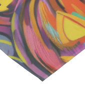 ブル不気味テリアハロウィーンウィッチとカボチャ テーブルクロス (アングル)