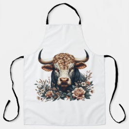 ブル威厳のあるイン開花 エプロン