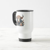 ブル威厳のあるイン開花 トラベルマグ (正面左)