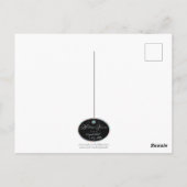 ブル威厳のあるエルク ポストカード (裏面)