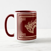 ブル威厳のあるエルク マグカップ (左)