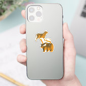 ブル対ベア シール (スマートフォン)