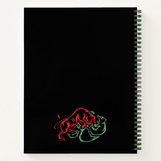 ブル対ベア ノートブック (裏面)