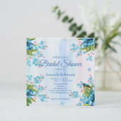 ブル忘れー・メ・ノット・ブライダルシャワー 招待状 (スタンド正面)
