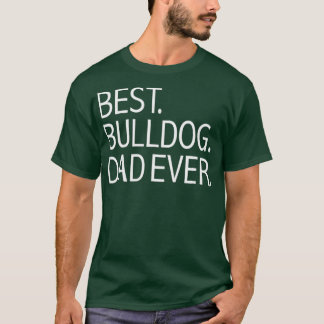 ブル最高のドッグパパエバTシャおもしろいツドッグパパドッグ値リスト Tシャツ