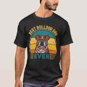 ブル最高のドッグパパ Tシャツ (正面)