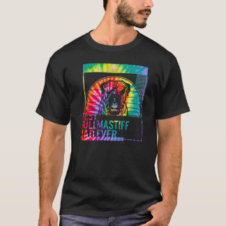 ブル最高のマスティフパパエバードッグパパドッ男性へドファット Tシャツ