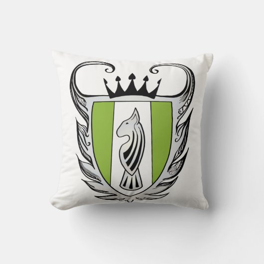 ブル王室の・テリア クッション (正面)