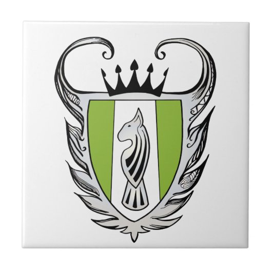 ブル王室の・テリア タイル (正面)