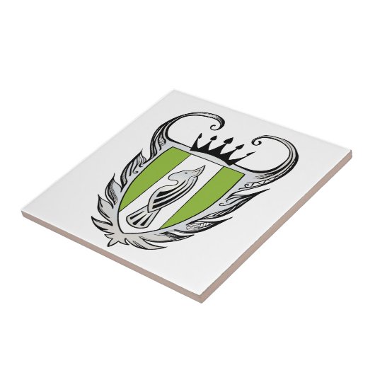 ブル王室の・テリア タイル (側面)