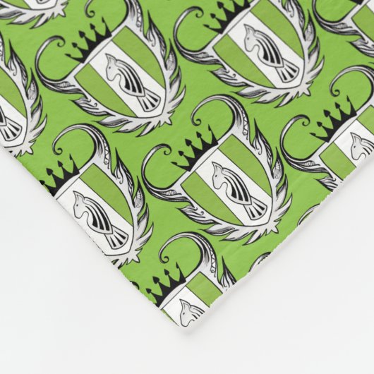 ブル王室の・テリア フリースブランケット (角)