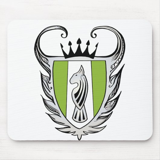 ブル王室の・テリア マウスパッド (正面)