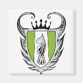 ブル王室の・テリア マグネット (正面)