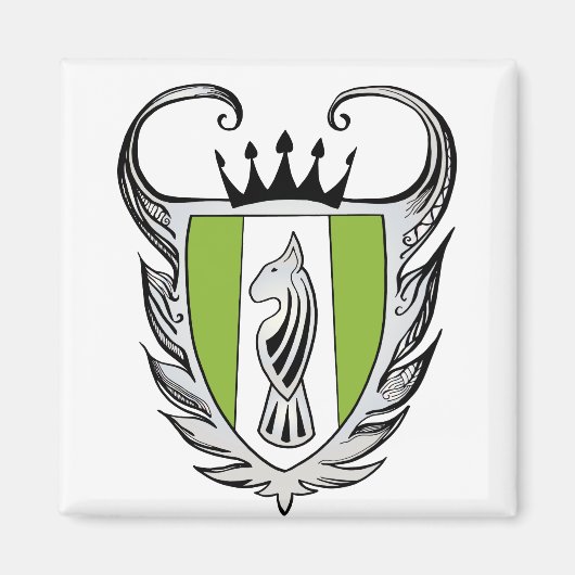 ブル王室の・テリア マグネット (正面)