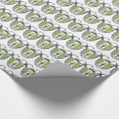 ブル王室の・テリア ラッピングペーパー (角)