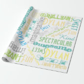 ブル素晴らしースグリーンズエヴリー大事な行事 ラッピングペーパー (アンロールド)