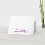 ブル誕生日カスタマイズ カード (裏面)