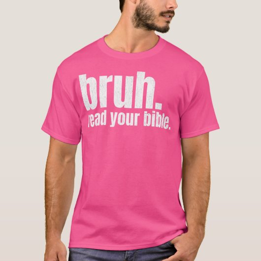 ブル読モダンミーム神クリスおもしろいィ Tシャツ (正面)