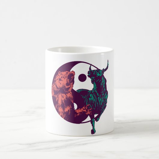 ブル・アンド・ベア・デイ・トレーダーズ・ギフト コーヒーマグカップ (中央)