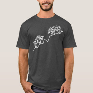 ブル・アンド・ベア・トレーディングと株式市場への投資 Tシャツ