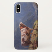 ブル・イン・ザ・アルプス (エドゥアール・ビュルナン作) Case-Mate iPhoneケース (裏面)