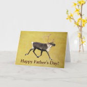 ブル・カリブー神父の日 カード (黄色い花)