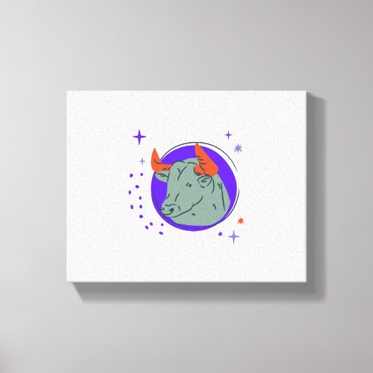 ブル キャンバスプリント (正面)