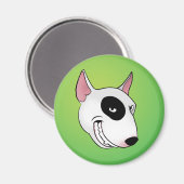 ブル・テリア・ヘッド マグネット (正面/裏面)