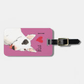 『ブル・テリア』 ラゲッジタグ (正面横)