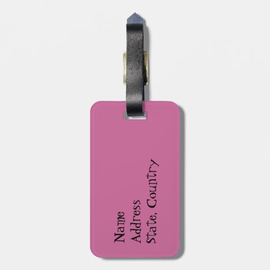 『ブル・テリア』 ラゲッジタグ (裏面縦)