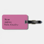 『ブル・テリア』 ラゲッジタグ (裏面横)